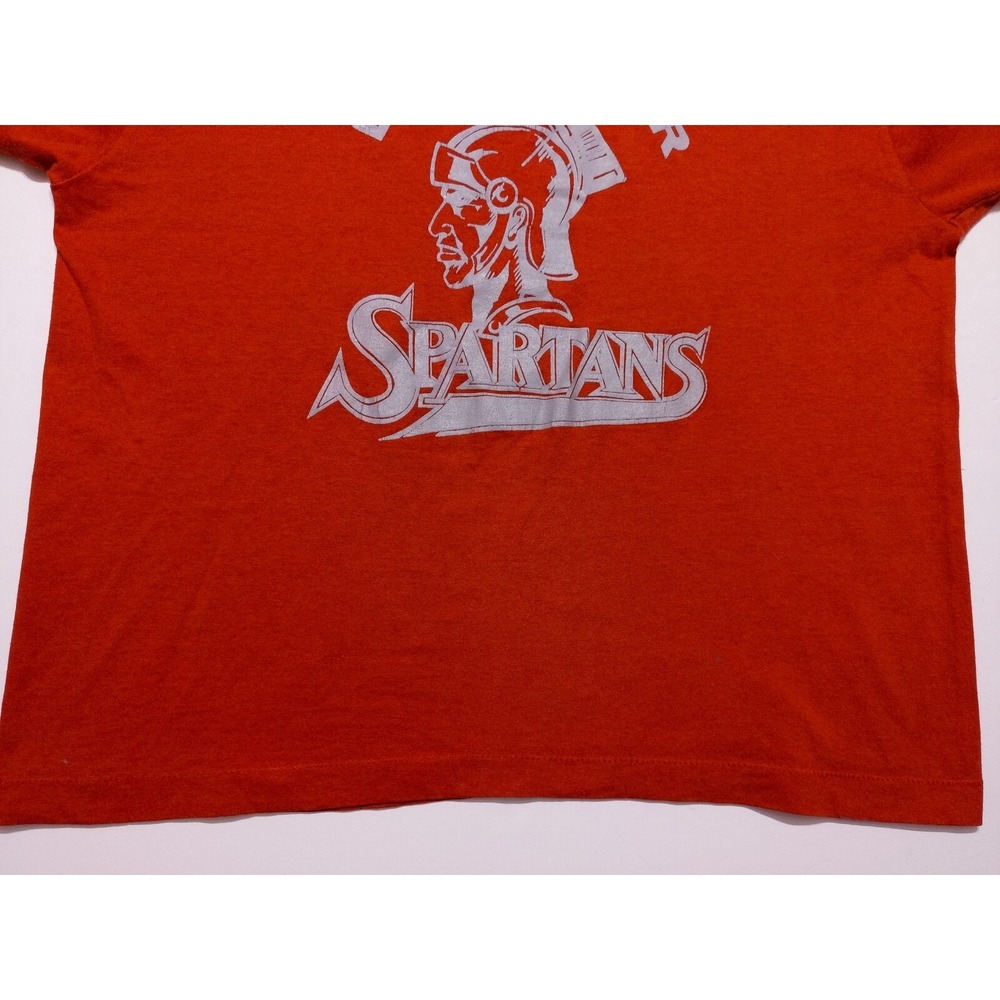 Vintage Screen Stars Best LIMA SENIOR HIGH SCHOOL Spartans Ohio T-Shirt USA XL - Picture 5 of 8